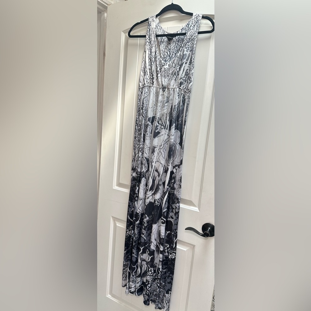 Sam & Max Black and White Maxi Dress
